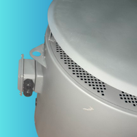 Ventilateur de refroidissement électrique étanche 380V triphasé avec roulement à billes, montage sur conduit, IP55, certifié CE, personnalisable OEM/ODM