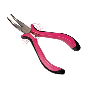 Pince à cheveux en acier inoxydable avec logo personnalisé, outils pour extensions capillaires, coiffage, coloration, lavage, support pour cheveux, durable, réutilisable, usage commercial - Product Image 3