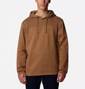 Vente en gros de haute qualité pour hommes pullover vintage épais 500gsm coton épais surdimensionné uni personnalisé sweats à capuche pour hommes lavage - Product Image 1