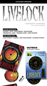 HÉROES EXTRAORDINARIOS - 4.ª MINI [ LIVELOCK ] Versión Estándar Álbum de KPOP Más Vendido en Corea - Product Image 4