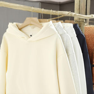 Vente en gros de sweat-shirt à capuche pour homme en coton 100% de 280 g/m², imprimé en relief, de haute qualité, surdimensionné, lourd, pour l'hiver, OEM - Product Image 2