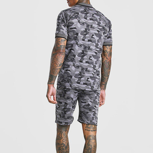 Ensembles courts à la mode pour hommes tenues 2 pièces été polo et shorts ensembles 2025 haute qualité vêtements décontractés ensemble de shorts - Product Image 5