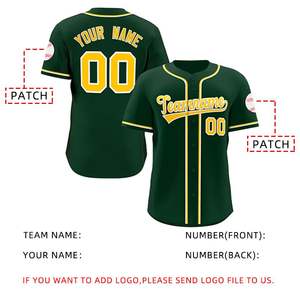 Uniforme de béisbol transpirable unisex, estilo impreso sublimado para hombres y mujeres - Product Image 3