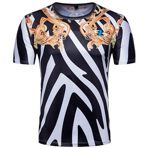 Camiseta de sublimación de último diseño, ropa para hombre, camiseta sublimada de Color a la moda de nuevo estilo de verano para hombre - Product Image 6