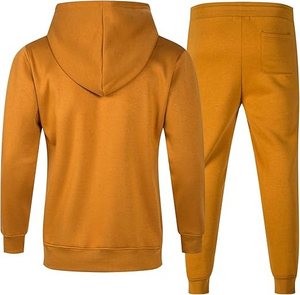 Survêtements en polyester et coton épais pour hommes et femmes survêtements vêtements d'hiver unisexe sport décontracté lourd personnalisé - Product Image 2