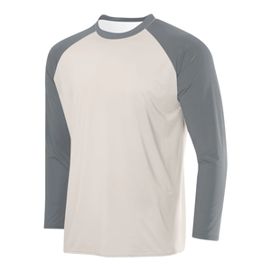 Vente directe d'usine, t-shirt raglan pour homme de qualité supérieure, 180 GSM, 100% coton, logo personnalisé, taille plus, style estival, prix bas, MOQ faible - Product Image 4