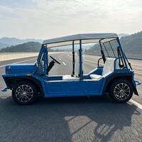 Nuevo Auto Eléctrico Moke con Batería de Litio, 4 Plazas, Chasis de Aluminio, Certificación EEC/DOT, Autonomía de 200 km, Velocidad de 70 km/h