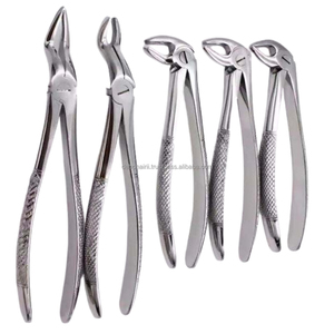 Ensemble de 10 pinces d'extraction dentaire durables, élévateurs en acier inoxydable, kit d'instruments chirurgicaux manuels pour hôpital et clinique - Product Image 4