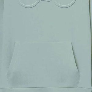 เสื้อฮู้ดลายนูนสำหรับผู้ชายเสื้อมีฮู้ดพิมพ์โลโก้แบบสั่งทำผ้าฝ้ายผสมและใส่สบาย - Product Image 6