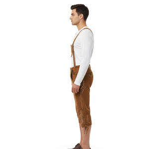 Pantalones Cortos Lederhosen Bávaros Auténticos Personalizados, Ropa Tradicional Alemana para el Oktoberfest, Ropa Única para el Oktoberfest para Hombre - Product Image 3