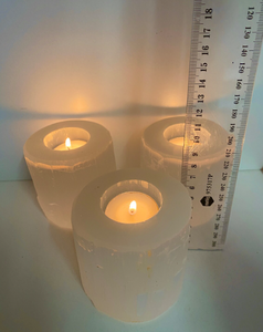 Bougeoir à thé en sélénite moyenne naturelle Offre Spéciale de meilleure qualité décor à la maison par alif cristal et agate - Product Image 4