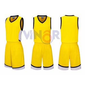 Ropa deportiva, uniforme de baloncesto de último diseño, uniforme de baloncesto de Color sólido con logotipo personalizado para adultos con servicio OEM - Product Image 4