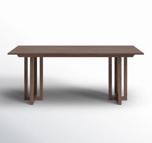 Rivya Dining <b>Table</b> Made of Solid Teak Wood Frame with Rattan and Finish Color Nc Brown <b>for</b> Indoor and Outdoor Use - Product Image 2