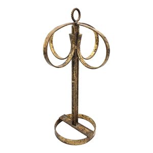 Porte-serviettes en laiton de luxe pour les chambres d'hôtel offrant une base stable et un attrait visuel attrayant pour les clients - Product Image 1