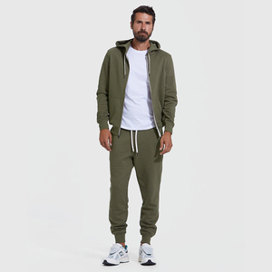 Blank Jogging Suits Wholesale Men Sport Sets Pullover Hoodies And Jogger Sports <b>Tracksuit</b> - Product Image 1