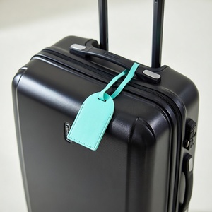 Etiqueta de Equipaje de Cuero PU Personalizable de Primera Calidad, Duradera, para Identificación de Maletas de Viaje - Product Image 2