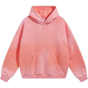 Custom <b>hoodies</b> tie die multi color casual life long sleeves trending high quality street wear <b>trendy</b> hoodie for men - Product Image 4