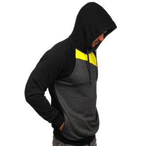 Venta al por mayor 100% algodón pulóver sudaderas con capucha hombres logotipo personalizado bordado algodón invierno desgaste tela serigrafía sudaderas con capucha térmicas - Product Image 2