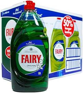 Líquido lavavajillas Fairy Original, 900 ml x 6, verde - Product Image 1