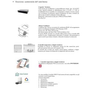 Lg <b>Econo</b> 24000 BTU CM24F monosplit ducted air conditioner, medium prevalence, R32 inverter, A++, Wi-Fi optional - Product Image 5