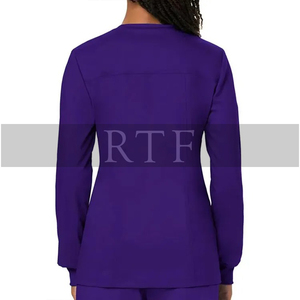Hot Sell Hospital Uniform Hip Lab Jacket With Pockets Medical Uniform Nursing <b>Doctor</b> Scrubs Lab Jackets - Product Image 4
