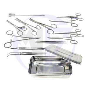 New Arrival cơ bản nhỏ phẫu thuật Kit Set của 13 cái dụng cụ phẫu thuật mayo mổ xẻ kéo crile <span class=keywords><strong>forceps</strong></span> Hộp y tế - Product Image 5