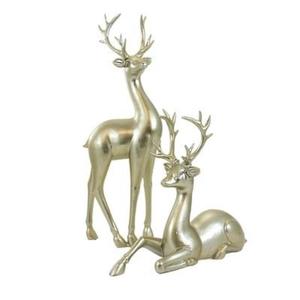 Modèle de renne de Noël de vente chaude cerf en aluminium doré pour la décoration intérieure artisanat le plus tendance pour la maison - Product Image 6