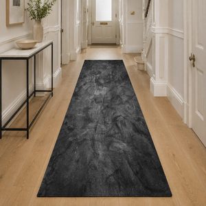 <b>RUGS</b> DEPOT LXDP-0865 Wholesale <b>Charcoal</b> <b>Grey</b> Contemporary Abstract Digital Printed Machine Washable Chenille Area <b>Rug</b> Non Slip - Product Image 5