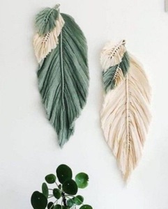 Tenture murale en macramé faite à la main créative Chic tapisserie tissée bohème macramé Art mural décor à la maison pour chambre salon - Product Image 6