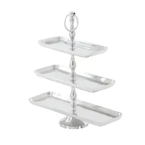 แท่นวางเค้กโลหะคุณภาพสูงเหมาะสำหรับบ้านเบเกอรี่โรงแรมปาร์ตี้โต๊ะตกแต่งห้องครัว - Product Image 1