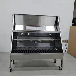 Grill en acier inoxydable, rôtissoire, barbecue, rôtissoire au charbon de bois, machine à rôtir le porc pour les fêtes - Product Image 2