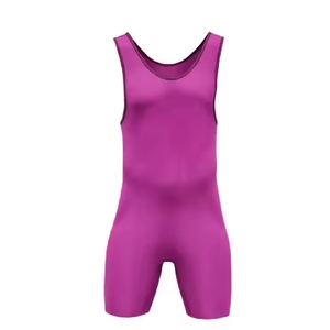 Último Diseño de Singlets de Lucha de Secado Rápido para Hombre, Poliéster con Impresión por Sublimación, Ropa de Gimnasio de Artes Marciales, Proveedor de Ropa Deportiva OEM - Product Image 1