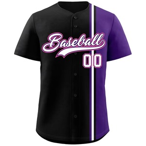 Camisa de Béisbol con Bloques de Color Personalizados, Camisa con Botones para Hombre y Mujer - Product Image 2