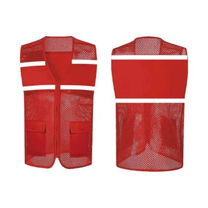 Chaleco de Seguridad sin Mangas con Bolsillos Móviles, Chaleco de Trabajo Personalizado, Chaleco de Trabajo sin Mangas con Múltiples Bolsillos, Reflectante de Alta Visibilidad para Hombre, para Construcción - Product Image 3