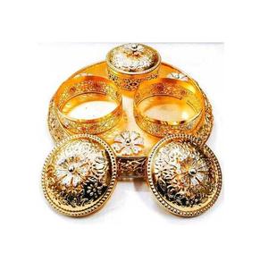 Lot de 2 pots de fruits secs en cuivre pur de qualité supérieure au design antique avec un revêtement de couleur marron brillant supplémentaire à un prix très inextrême - Product Image 3