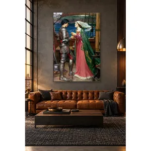 Impression sur toile Fida Waterhouse Tristan et Isolde sur le bateau - Product Image 3