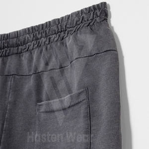 Pantalones Cortos Deportivos de Diseño Único para Hombre y Logotipo de Impresión Personalizada, Pantalones Cortos Lisos Teñidos en Oferta - Product Image 6