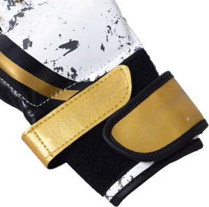 ถุงมือชกมวยครึ่งนิ้วน้ำหนักเบาพร้อมถุงมือยืดพันด้านในสำหรับฝึกซ้อมต่อย MMA และมวยไทยป้องกันข้อมือ - Product Image 1