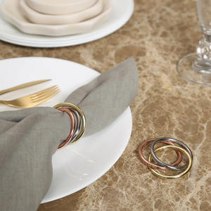 Top Provider Napkin <b>Ring</b> Bulk Supply Decorative Napkin <b>Rings</b> <b>for</b> Wedding Table Napkin Centerpiece Celebration - Product Image 1