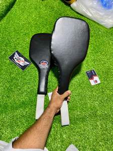 Paleta de boxeo de gama alta de cuero genuino, venta al por mayor, paleta de boxeo para entrenamiento, paleta para patadas, logotipo personalizado, paletas de Kickboxing - Product Image 3