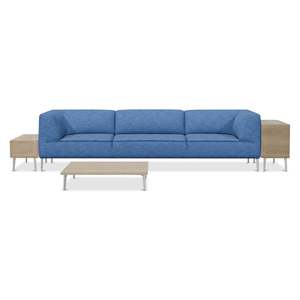 Contemporary Triple Seater <b>Sofa</b> Set so Good Fabric Design - Product Image 1