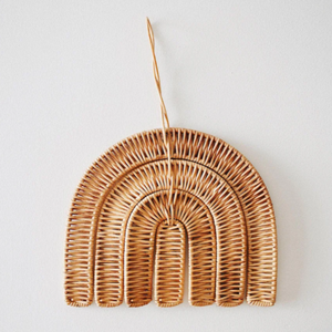 ตะกร้าหวายแขวนผนังทำด้วยมือทำจากไม้ไผ่สานลวดลายทันสมัยสำหรับบ้านผลิตในโรงงานเวียดนาม - Product Image 1