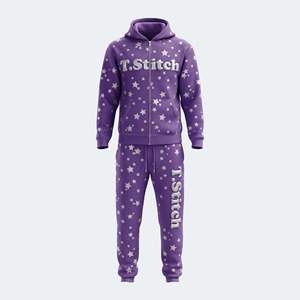 Fabricante profesional de conjuntos deportivos para hombre de alta calidad con cremallera completa en las mangas, a la moda, de secado rápido, con logotipo y diseño personalizados. - Product Image 4