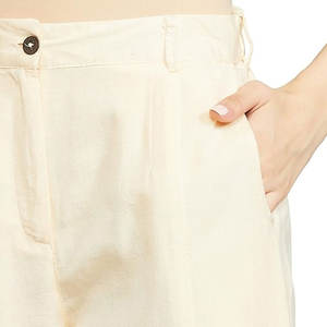 Pantalons pour femmes Slim Fit coton fait dernière conception à la mode pantalons pour femmes taille haute - Product Image 4