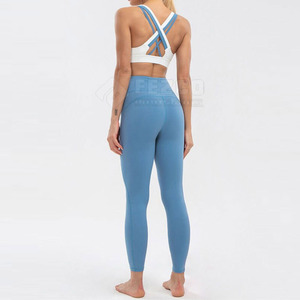 Conjunto de Yoga para Mujer a Precio Económico, Diseño Sólido con Tirantes Ajustables, Ecológico, Transpirable, de Secado Rápido, Spandex/Poliéster, 2 Piezas - Product Image 2