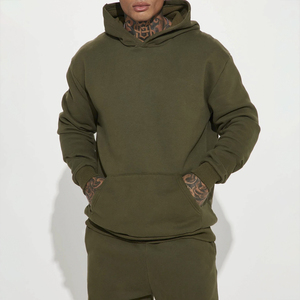 Venta al por mayor de alta calidad de peso pesado Sudadera con capucha Lisa Sudadera con capucha de gran tamaño lavado ácido Sudadera con capucha lavado pesado DDP envío - Product Image 1