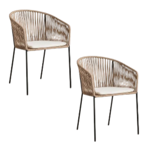 Silla de mimbre de alta calidad, respaldo para exteriores, silla de jardín para exteriores, silla de mimbre tejida, balcón a la venta - Product Image 5