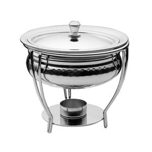 Hotel restaurante Catering accesorios oro Acero inoxidable Catering servicio Buffet comida equipo frotamiento plato - Product Image 2