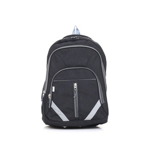 Sacs d'école de haute qualité avec impression de logo personnalisé grande capacité conception multi-poches fermeture à glissière en polyester durable pour les étudiants - Product Image 1