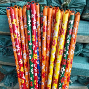 Good Quality Flower <b>Wooden</b> <b>Broom</b> <b>Handle</b> Length120cm, Diameter 2.2cm Household/ <b>Broom</b> Sticks - Product Image 4